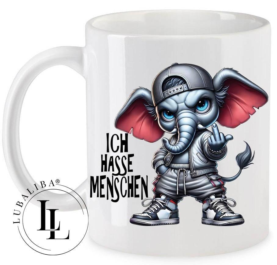 " Trötfried IHM " Tasse Keramik Motiv: THH